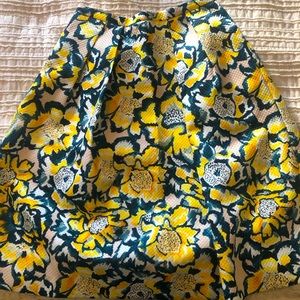 H&M floral midi skirt